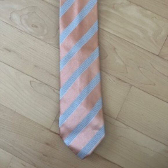 Burberry - Men's Necktie - Peach - Perfect - Picture 1 of 3